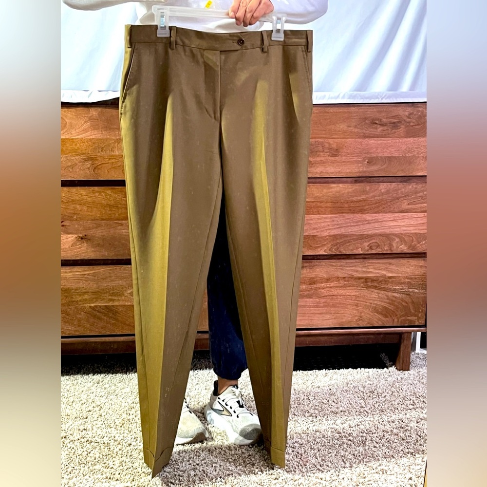 Mens CHIARI 34R 100% wool pants, made in Italy